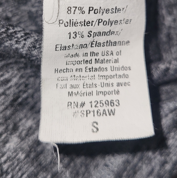 Beyond Yoga Spacedye Quarter Zip Shirt Size Small Black Gray - Picture 5 of 9